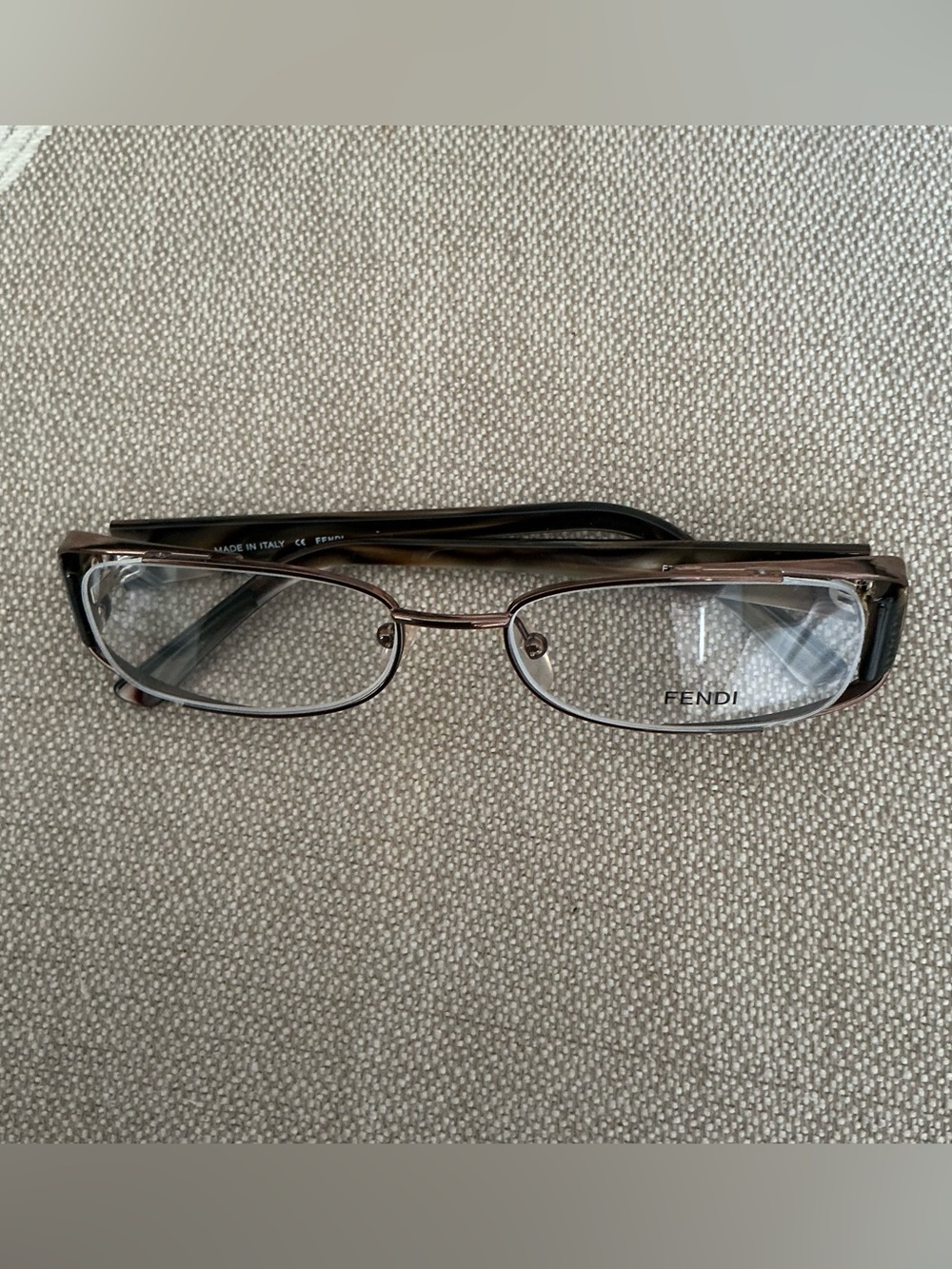 Fendi Womens Brown-Bronze Oval Frames FF764 770 52 17 135
